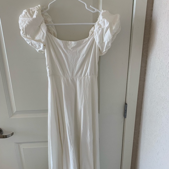 ASTR the Label Off the Shoulder A-Line Dress | Size S | WHITE - Picture 2 of 5